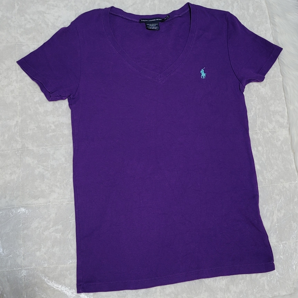 Ralph Lauren Sport Purple Womans T-Shirt